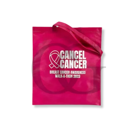 Breast cancer awareness tote bags