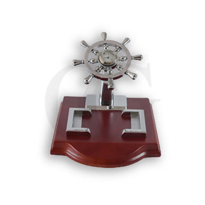 Modern Ship Wheel Clock