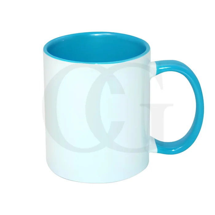 Inner Light Blue Ceramic Mug