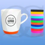 Red Rubber Base Mug