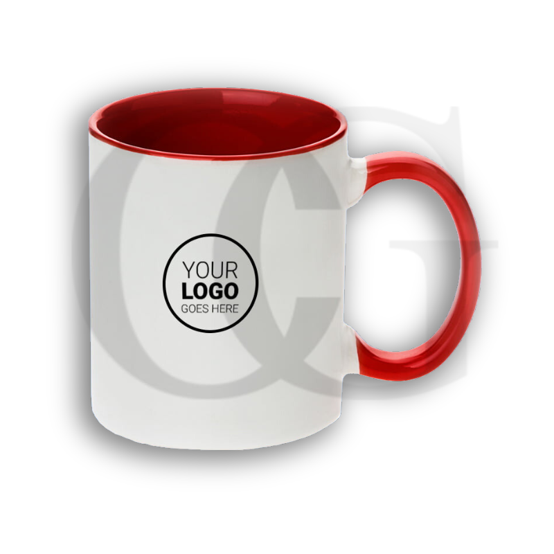 Red lining Promotional Mug