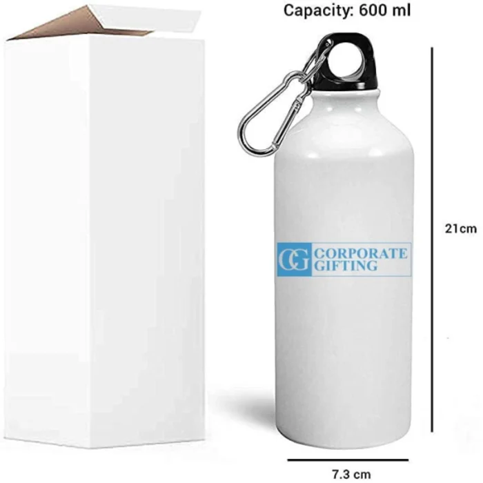 Stainless Steel White Flask