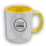 Yellow lining Promotional Mug