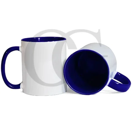 Inner Dark Blue Ceramic Mug