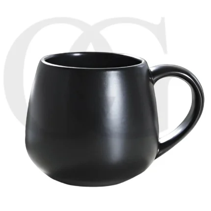 Black Round Mug