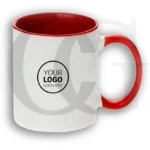 Red lining Promotional Mug