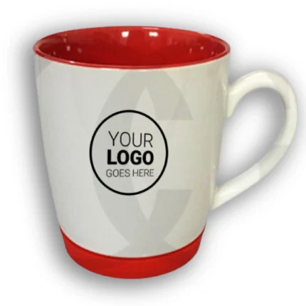 Red Rubber Base Mug