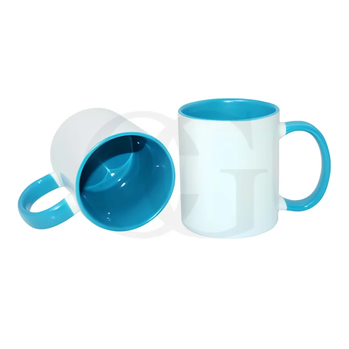 Inner Light Blue Ceramic Mug