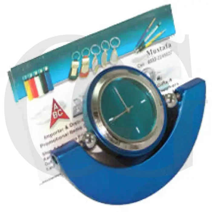 TABLE CLOCK + CARD HOLDER