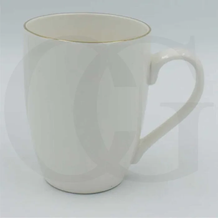 White Bone China Mug