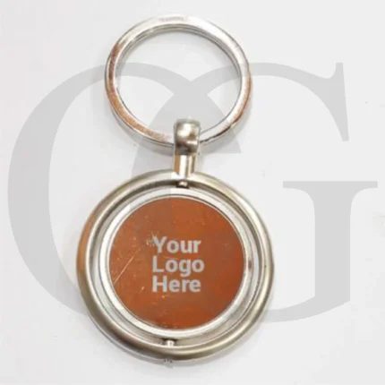 Round Metal keychain