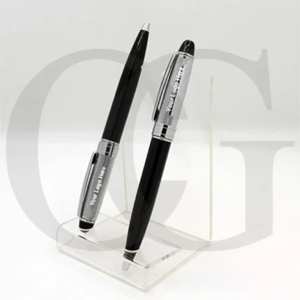 Black Silver Metal Pen