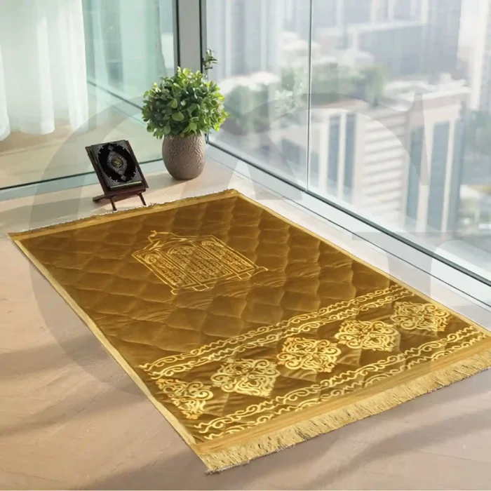 Velvet Quilted Orthopedic Prayer Mat