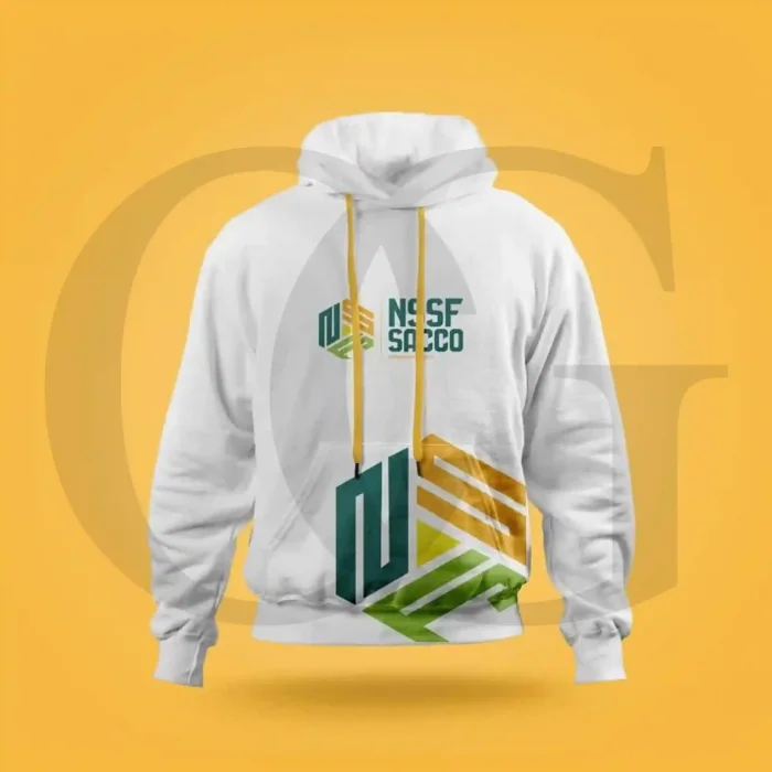 white Pullover hoodie