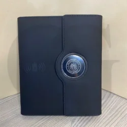 Charge Sync Planner with USB charging port and tech organizer features – perfect for professionals on the go.