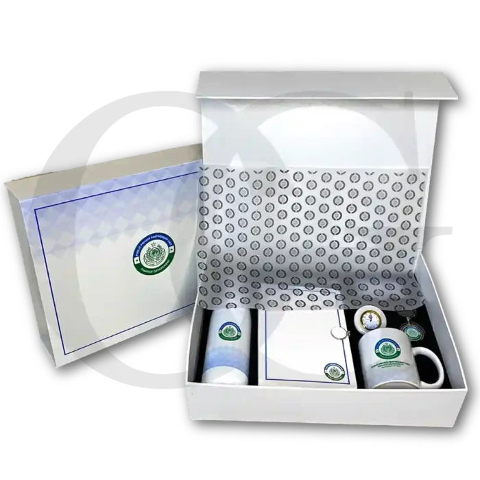 Executive Harmony Pack – Premium Corporate Gift Set with Bottle, Notebook, Pen, Clock, and USB
