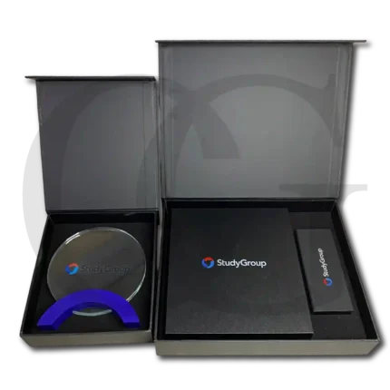 Legacy Recognition Set with Shield, Metal Pen, and Powerbank Notebook – Premium Corporate Gift
