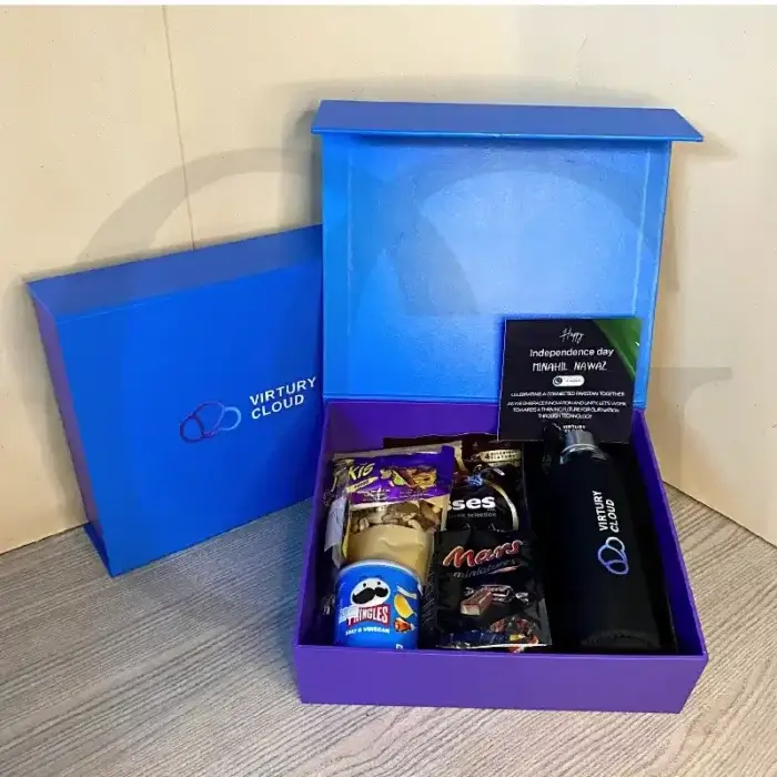 Corporate gift box promoting growth mindset with curated inspirational and premium items.