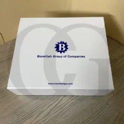 Corporate gift box curated to honor loyal clients with premium, thoughtful items.