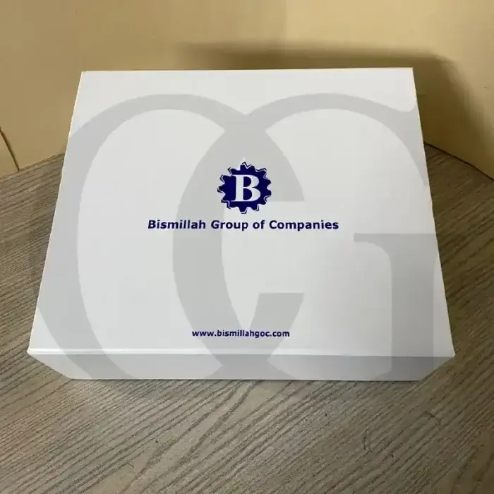 Corporate gift box curated to honor loyal clients with premium, thoughtful items.