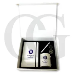 Corporate gift box curated to honor loyal clients with premium, thoughtful items.