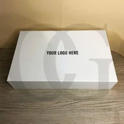 Elegant corporate gift box curated for premium clients, featuring high-end items.