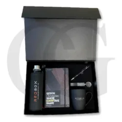 Luxurious corporate gift box with elegant, high-end items for premium gifting.