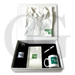 Corporate gift box symbolizing teamwork and unity, with curated premium items.