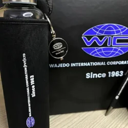 Premium corporate gift box celebrating success with elegant, curated items.