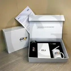 Inspirational corporate gift box symbolizing growth and success, with premium curated items.