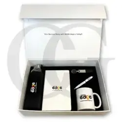 Inspirational corporate gift box symbolizing growth and success, with premium curated items.