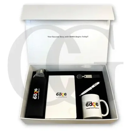 Inspirational corporate gift box symbolizing growth and success, with premium curated items.