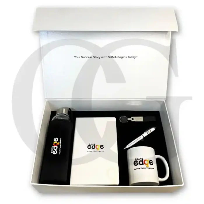 Inspirational corporate gift box symbolizing growth and success, with premium curated items.