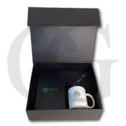 Elegant corporate gift box with grand, high-quality items for premium gifting.