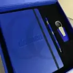 Loyalty Gift Box – elegant corporate gift set with premium notebook, pen, and mug for employee appreciation.