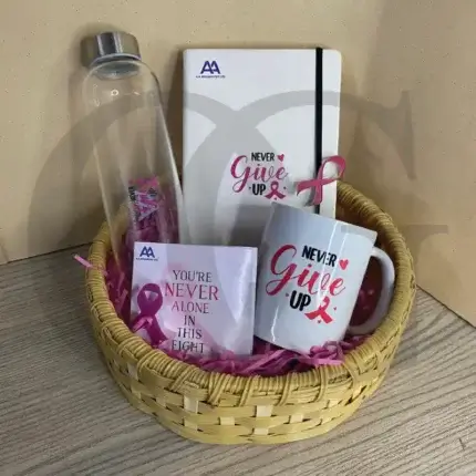 Momentum Gift Box – premium corporate gift set with stylish notebook, pen, and mug for professionals.