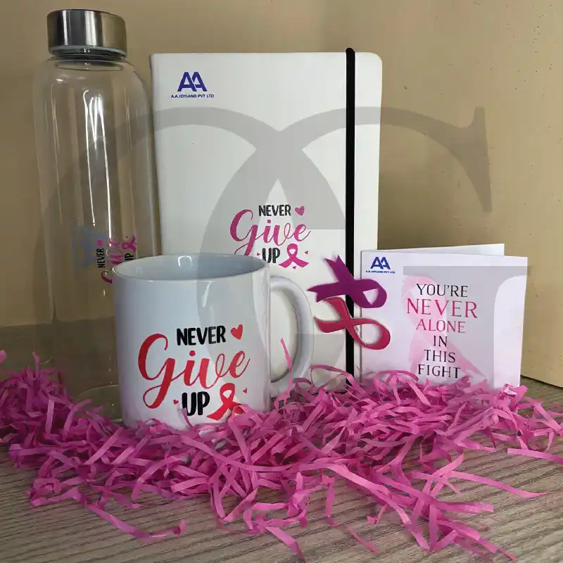 Momentum Gift Box – premium corporate gift set with stylish notebook, pen, and mug for professionals.