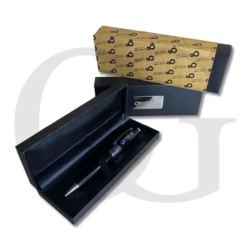 The Signature Touch The Signature Touch – premium corporate gift set with notebook, pen, and elegant packaging for professionals.