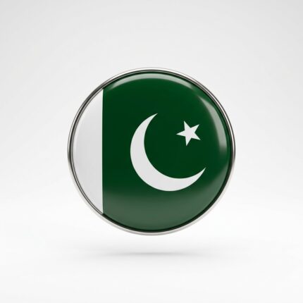 Pakistan flag badge for 14 August corporate gifts