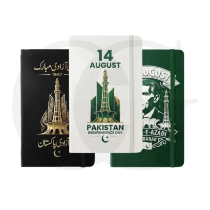 14 August independence day corporate notebooks in three designs